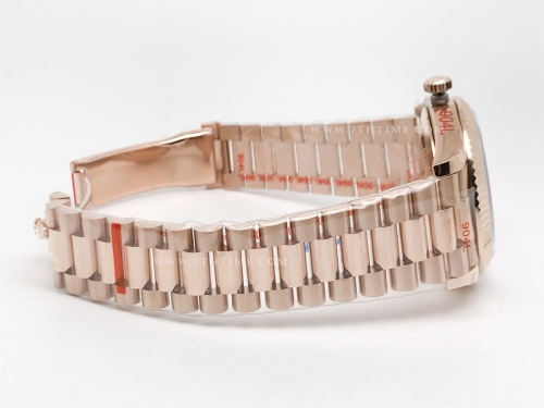 DayDate 40mm 904L Flt RG/RG M-Blk/Dia GMF VR3255