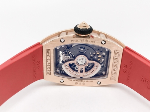 RM07-01 Ladies Diam RG/RU Red/Red Skele ZF CRMA2 Clone