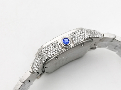 Santos De Cartier 40mm Dia Dia/Dia Sil/Dia TWF MY8215