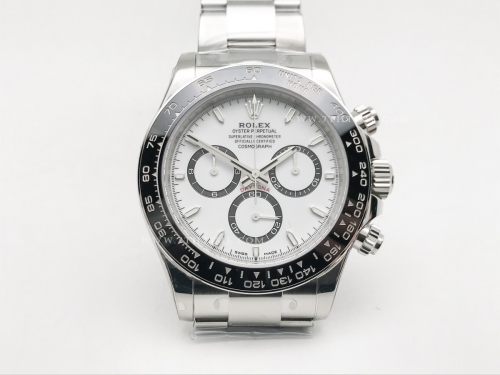 Daytona 126500 904L SS/SS White/Stk ZF SH4131