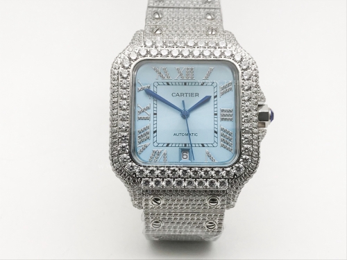 Santos De Cartier 40mm Dia Dia/Dia Blu/Dia TWF MY8215