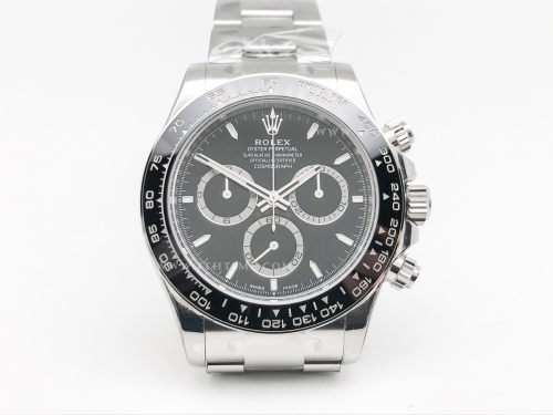 Daytona 126500 904L SS/SS Black/Stk ZF SH4131