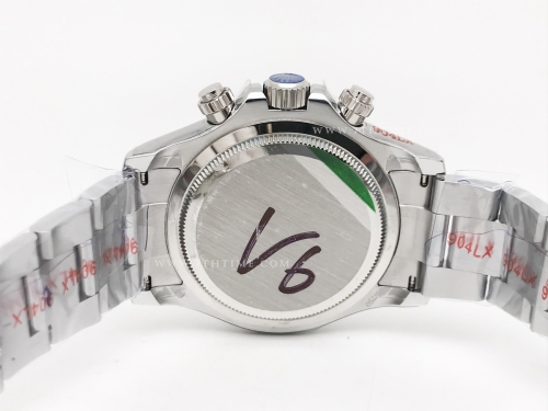 Daytona 126509 904L Wt WG/WG Blk/Stk QF V6 SH4131