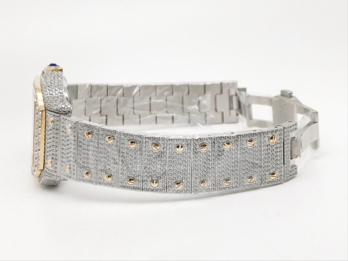 Santos 40mm Dia Dia/Dia/YG L-Blue/Dia-Rm TWF MY8215