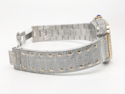 Santos 40mm Dia Dia/Dia/YG Blk/Dia-Rm TWF MY8215