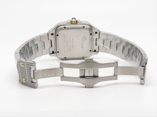 Santos 40mm Dia Dia/Dia/YG Blk/Dia-Rm TWF MY8215