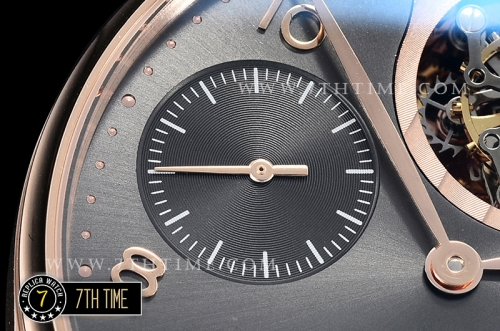 IWC Portuguese Tourbillon IW5046 Grey Dial with Rose Gold Numerals 18K Rose Gold Thick Plated Case