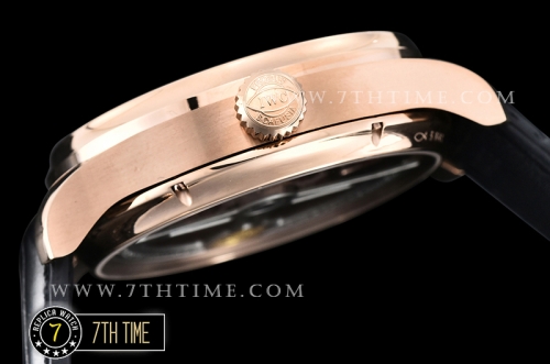 IWC Portuguese Tourbillon IW5046 Grey Dial with Rose Gold Numerals 18K Rose Gold Thick Plated Case