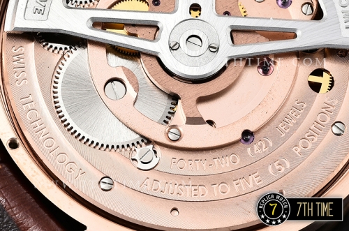 IWC Portuguese Tourbillon IW5046 Grey Dial with Rose Gold Numerals 18K Rose Gold Thick Plated Case