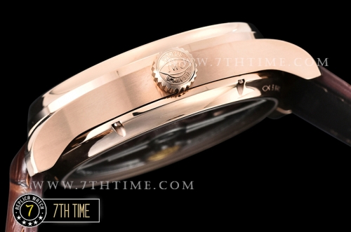 IWC Portuguese Tourbillon IW5046 White Dial with Rose Gold Numerals 18K Rose Gold Thick Plated Case