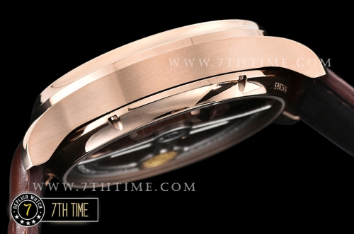 IWC Portuguese Tourbillon IW5046 White Dial with Rose Gold Numerals 18K Rose Gold Thick Plated Case