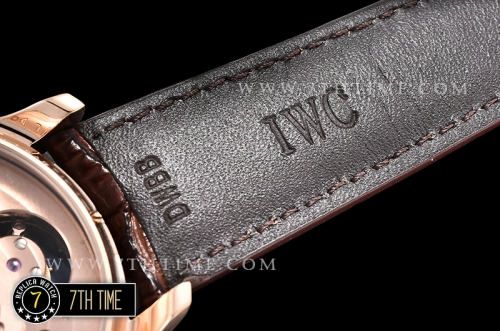 IWC Portuguese Tourbillon IW5046 White Dial with Rose Gold Numerals 18K Rose Gold Thick Plated Case