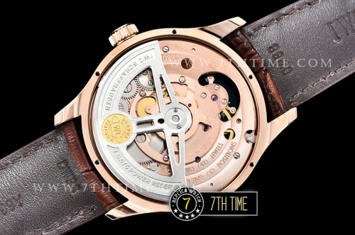 IWC Portuguese Tourbillon IW5046 White Dial with Rose Gold Numerals 18K Rose Gold Thick Plated Case