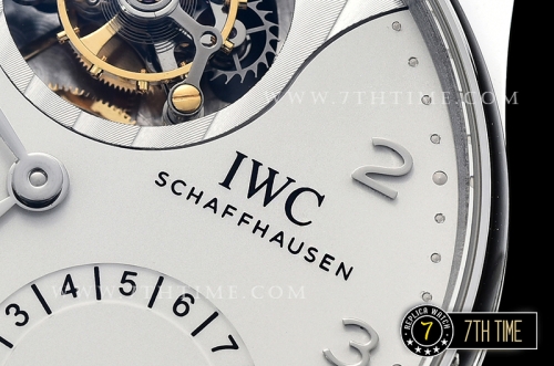 IWC Portuguese Tourbillon IW5046 White Dial with Steel Numerals & Hands Solid Stainless Steel 316L