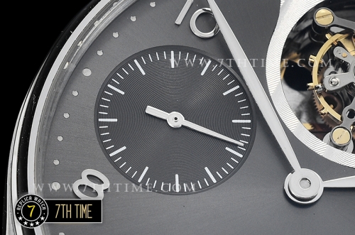 IWC Portuguese Tourbillon IW5046 Grey Dial with Steel Numerals & Hands Solid Stainless Steel 316L