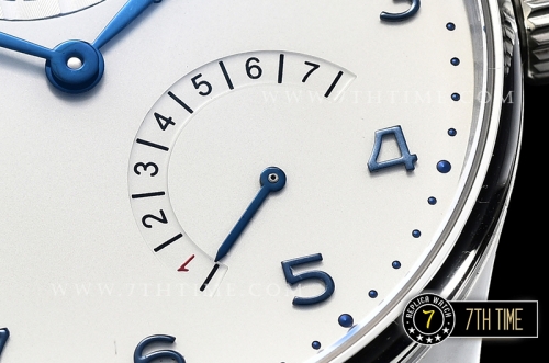IWC Portuguese Tourbillon IW5046 White Dial with Blue Numerals & Hands Solid Stainless Steel 316L