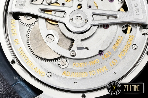 IWC Portuguese Tourbillon IW5046 White Dial with Blue Numerals & Hands Solid Stainless Steel 316L