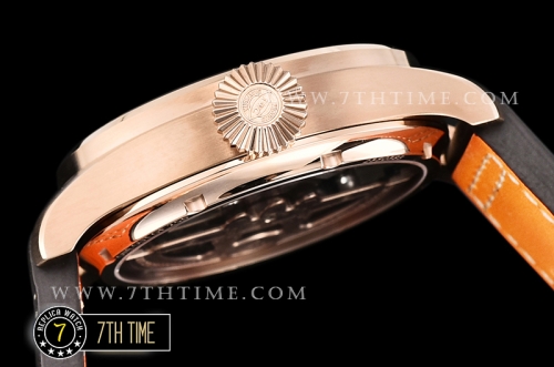 Big Pilot Annual Calendar "Le Petit Prince" Brown Dial with Numeral markers 18K Rose Gold Thick Plated Case