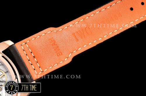 Big Pilot Annual Calendar "Le Petit Prince" Brown Dial with Numeral markers 18K Rose Gold Thick Plated Case