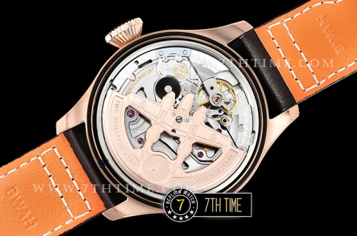 Big Pilot Annual Calendar "Le Petit Prince" Brown Dial with Numeral markers 18K Rose Gold Thick Plated Case