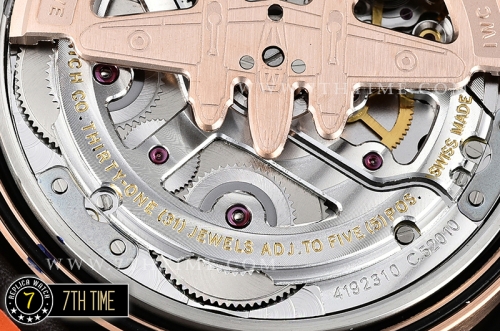 Big Pilot Annual Calendar "Le Petit Prince" Brown Dial with Numeral markers 18K Rose Gold Thick Plated Case
