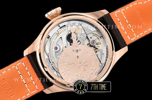 Big Pilot Annual Calendar "Le Petit Prince" Blue Dial with Numeral markers 18K Rose Gold Thick Plated Case