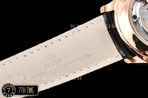 Jaeger Lecoultre Grande Ultra Thin 1548420 Black Dial with Stick & Numeral Markers 18K Rose Gold Thick Plated Case