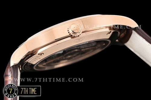Jaeger Lecoultre Grande Ultra Thin 1548420 White Dial with Stick & Numeral Markers 18K Rose Gold Thick Plated Case