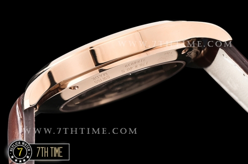 Jaeger Lecoultre Grande Ultra Thin 1548420 White Dial with Stick & Numeral Markers 18K Rose Gold Thick Plated Case