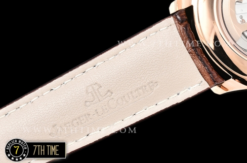 Jaeger Lecoultre Grande Ultra Thin 1548420 White Dial with Stick & Numeral Markers 18K Rose Gold Thick Plated Case
