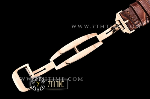 Jaeger Lecoultre Grande Ultra Thin 1548420 White Dial with Stick & Numeral Markers 18K Rose Gold Thick Plated Case