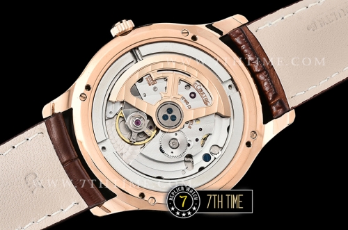 Jaeger Lecoultre Grande Ultra Thin 1548420 White Dial with Stick & Numeral Markers 18K Rose Gold Thick Plated Case