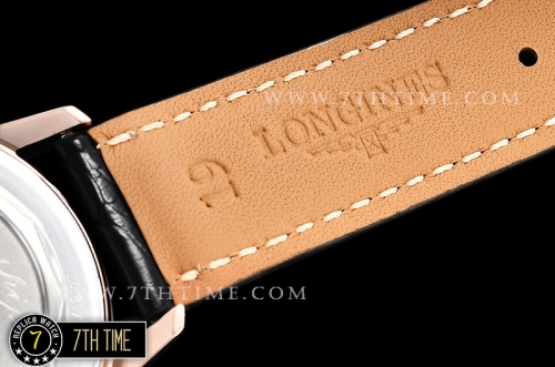 Longines Flagship Heritage 60th White Dial with Rose Gold Numerals & Stick Markers 18K Rose Gold Thick Plated Case