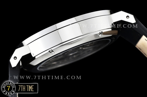 Nomos Tangomat 38mm White Dial with Numeral/Stick Numerals (Red "12" Numeral) Leather strap