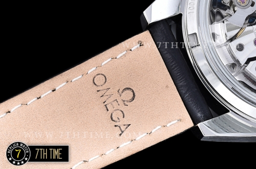 Omega SpeedMaster '57 White Dial with Gold Stick Markers Solid Stainless Steel 316L Black Leather strap