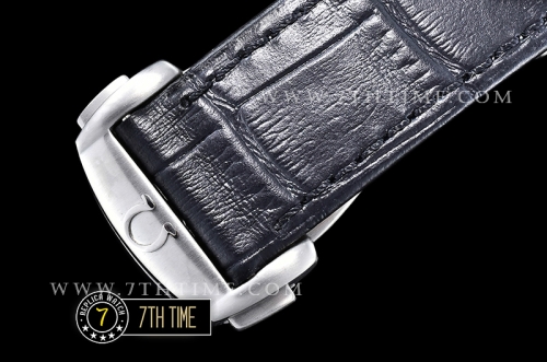 Omega SpeedMaster '57 White Dial with SS Markers Black leather strap with deployant buckle