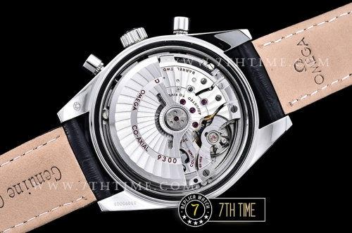 Omega SpeedMaster '57 White Dial with Rose Gold Markers Black leather strap with deployant buckle