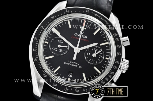 Omega SpeedMaster MoonWatch Chronograph Black Ceramic Bezel Black Dial, Black Subdial with Stick Markers & Red Speedmaster