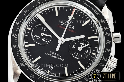 Omega SpeedMaster MoonWatch Chronograph Black Ceramic Bezel Black Dial, Black Subdial with Stick Markers & Red Speedmaster