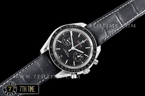 Omega SpeedMaster MoonWatch Chronograph Black Ceramic Bezel Black Dial, Black Subdial with Stick Markers & Red Speedmaster
