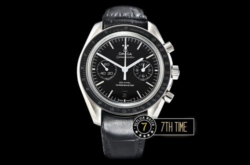 Omega SpeedMaster MoonWatch Chronograph Black Ceramic Bezel Black Dial, Black Subdial with Stick Markers & White Speedmaster Wording