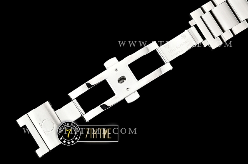 Aqua Terra 150M GMT Smooth Bezel Black Textured Dial with SS Stick Markers Solid Stainless Steel 316F Bracelet