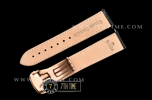 SpeedMaster 57 Co-Axial Two Tone 18K Rose Gold Thick Plated Black Dial, Black Subdial with Rose Gold Stick Markers