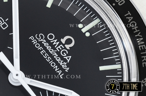 SpeedMaster Alaska Project III Black Metallic Tachymeter Bezel with Numerals Black Dial with Subdials Solid Stainless Steel 316L Bracelet