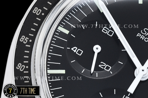 SpeedMaster Alaska Project III Black Metallic Tachymeter Bezel with Numerals Black Dial with Subdials Solid Stainless Steel 316L Bracelet