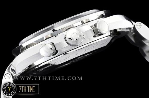SpeedMaster Series Snoopy Limited Edition Black Tachymeter Bezel  White Dial with White Subdials and Snoopy Insignia Solid Stainless Steel 316L Bracelet