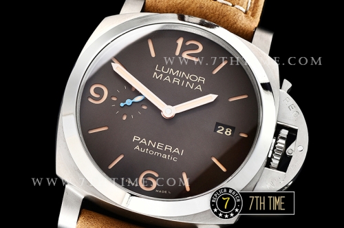 PAM1351 Luminor Marina 44mm TI/LE Sandwiched Brown Dial P9010