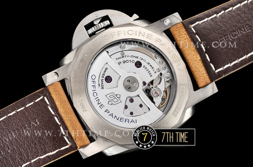 PAM1351 Luminor Marina 44mm TI/LE Sandwiched Brown Dial P9010