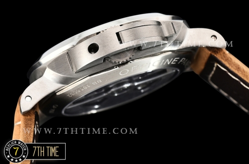 PAM1351 Luminor Marina 44mm TI/LE Sandwiched Brown Dial P9010