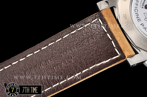 PAM1351 Luminor Marina 44mm TI/LE Sandwiched Brown Dial P9010